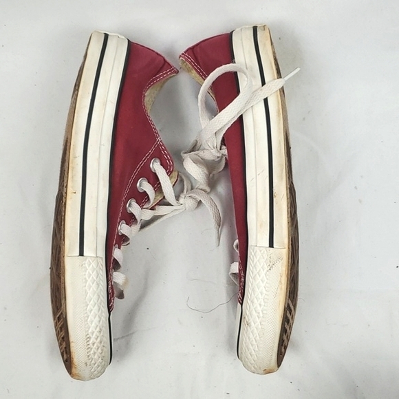 Converse Chuck Taylor All Star‎ Low Rise Sneaker Burgundy Red - Picture 4 of 8